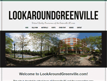 Tablet Screenshot of lookaroundgreenville.com